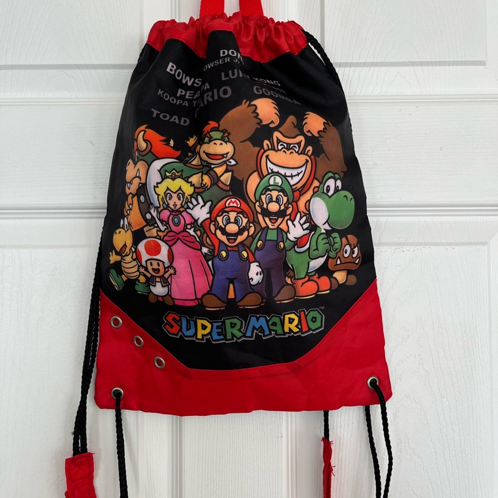 Super Mario Drawstring Backpack